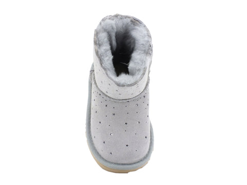 UGG Mini Bailey Bow II Starry Lite Grey Violet T1107150T