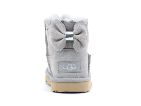 UGG Mini Bailey Bow II Starry Lite Grey Violet T1107150T