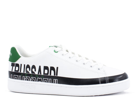 TRUSSARDI Sneaker White Green Grass 77A00210