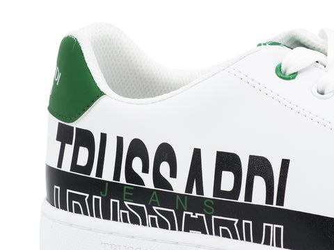 TRUSSARDI Sneaker White Green Grass 77A00210