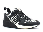 Load image into Gallery viewer, REPLAY Sneaker Zebra Black RS360026S