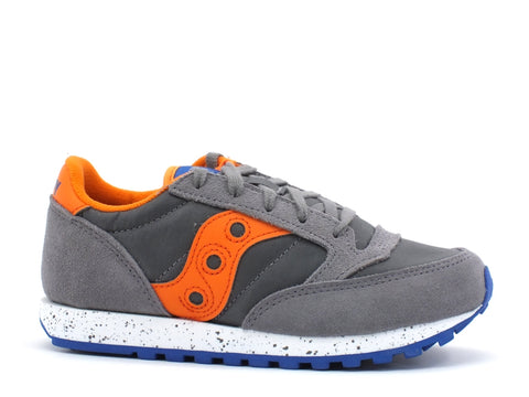 SAUCONY K Jazz Original Kids Grey Orange Blue SK261576