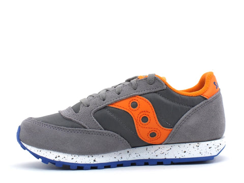 SAUCONY K Jazz Original Kids Grey Orange Blue SK261576
