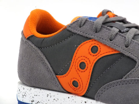 SAUCONY K Jazz Original Kids Grey Orange Blue SK261576
