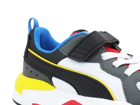 PUMA Kids X-Ray Ac Ps White Black Red 37292003