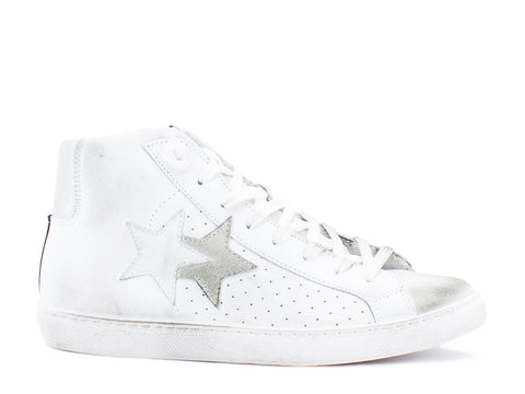 2STARS Sneaker Bianco Ghiaccio Nero 2SU2754
