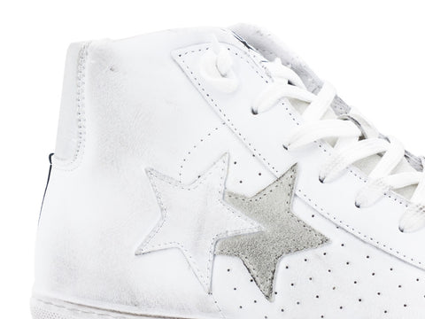 2STARS Sneaker Bianco Ghiaccio Nero 2SU2754