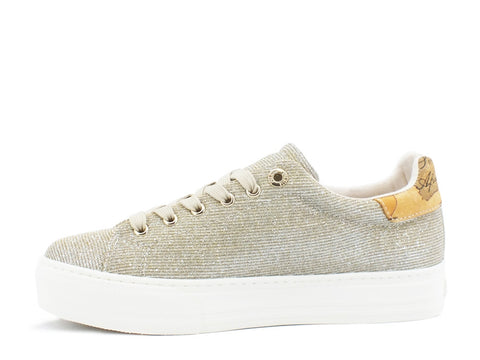 ALVIERO MARTINI 1° CLASSE Sneaker Platino Geo Beige P3A4-10550-010