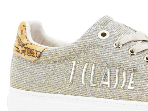 ALVIERO MARTINI 1° CLASSE Sneaker Platino Geo Beige P3A4-10550-010