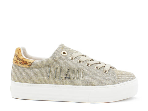 ALVIERO MARTINI 1° CLASSE Sneaker Platino Geo Beige P3A4-10550-010