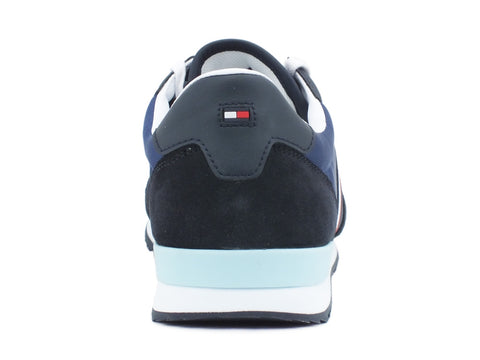 TOMMY H. Iconic Material Mix Runner Blue Ink FM0FM02667