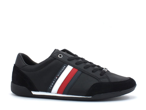 TOMMY H. Corporate Material Mix Cupsole Black FM0FM02665