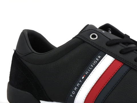 TOMMY H. Corporate Material Mix Cupsole Black FM0FM02665