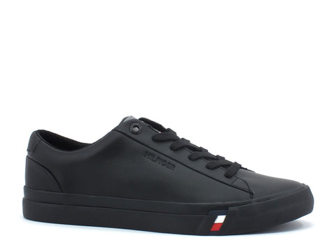 TOMMY H. Corporate Leather Black FM0FM02672