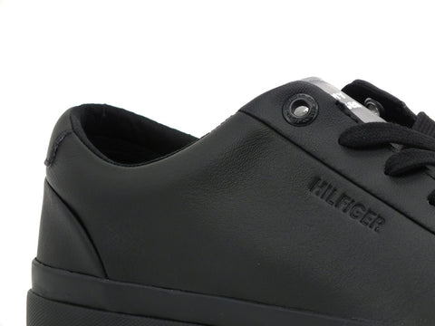 TOMMY H. Corporate Leather Black FM0FM02672