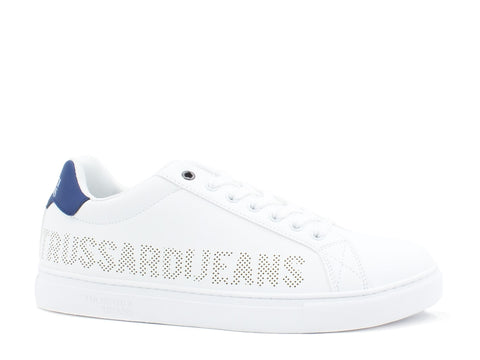 TRUSSARDI Sneaker White Blue Navy 77A00228