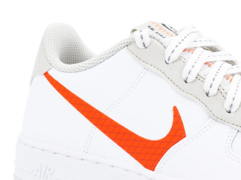 NIKE Air Force 1 LV8 3 (GS) White Total Orange CD7409100