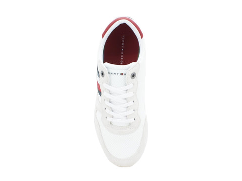TOMMY H. Essential Mesh Runner White FM0FM02666