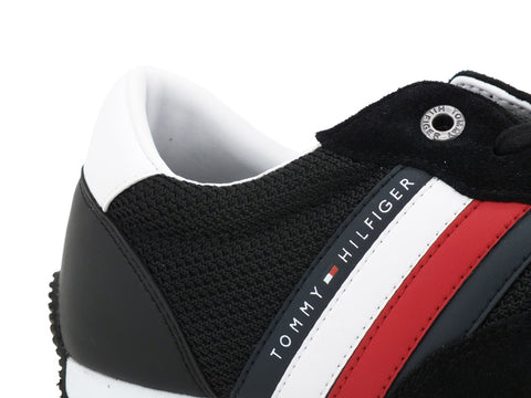 TOMMY H. Essential Mesh Runner Black FM0FM02666