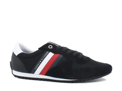 TOMMY H. Essential Mesh Runner Black FM0FM02666