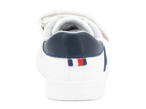 TOMMY H. Sneaker White Blue Red T1B4-30702