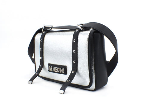 LOVE MOSCHINO Borsa Argento Nero JC4081PP1ALL190A