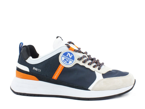 NORTH SAILS Sneaker Navy Orange RW-01WAVE-017