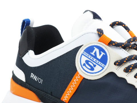NORTH SAILS Sneaker Navy Orange RW-01WAVE-017