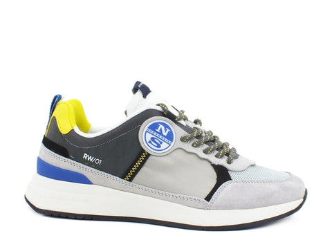NORTH SAILS Sneaker Lt Grey Grey Lime RW-01FLEX-016