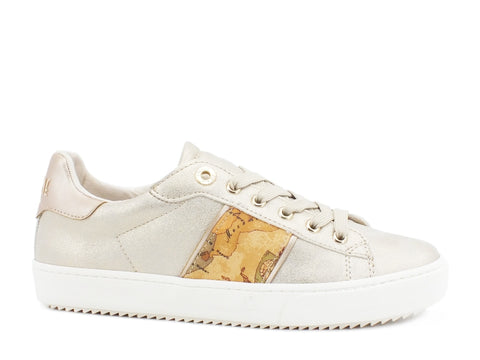 ALVIERO MARTINI 1° CLASSE Sneaker Platino Geo Beige P3A4-10527
