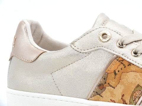 ALVIERO MARTINI 1° CLASSE Sneaker Platino Geo Beige P3A4-10527