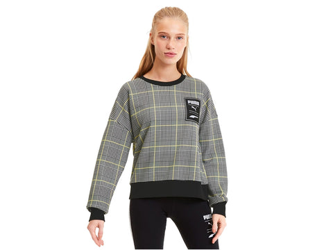 PUMA Recheck Pack Crew Sweat Felpa Black 59789201