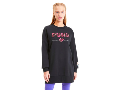 PUMA Digital Love Dress Maxi Felpa Black 59706901