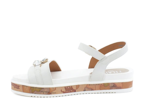 ALVIERO MARTINI 1A CLASSE Sandalo Bianco P3A2-10575