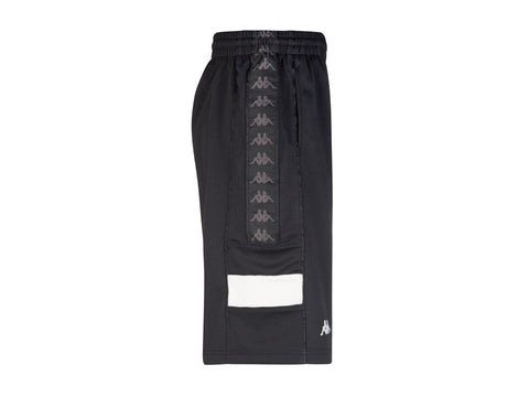 KAPPA 222 Banda Arawa Pantaloncino Uomo Black White 303WBR0