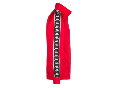 KAPPA 222 Banda Anniston Slim Felpa Uomo Red Black 301EFU0