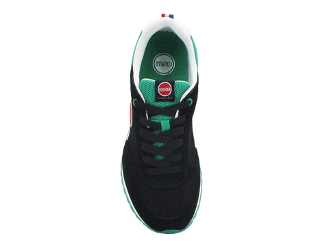COLMAR Travis Colors Sneakers Black Green TRAVISCOLORS005