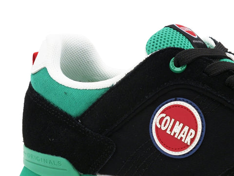 COLMAR Travis Colors Sneakers Black Green TRAVISCOLORS005