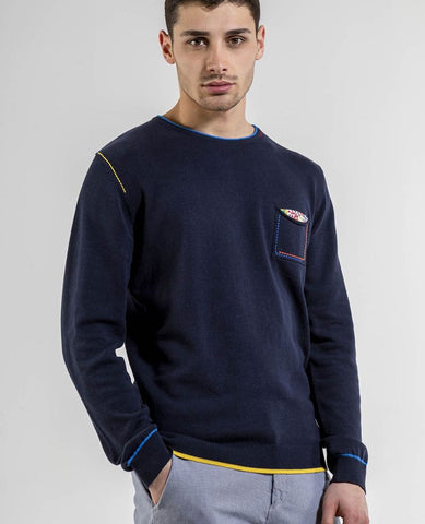MARKUP Maglione Girocollo Blu MK79039