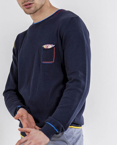MARKUP Maglione Girocollo Blu MK79039
