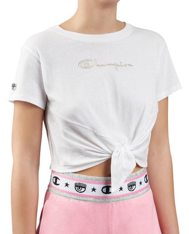CHAMPION By Chiara Ferragni T-Shirt Fiocco White 113560