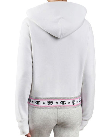 CHAMPION By Chiara Ferragni Felpa Cappuccio White 113564