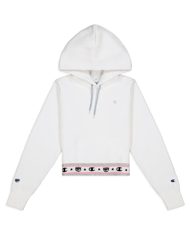 CHAMPION By Chiara Ferragni Felpa Cappuccio White 113564