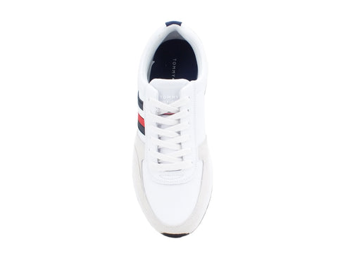 TOMMY HILFIGER Hodern Corporate Leather Sneakers White FM0FM02662