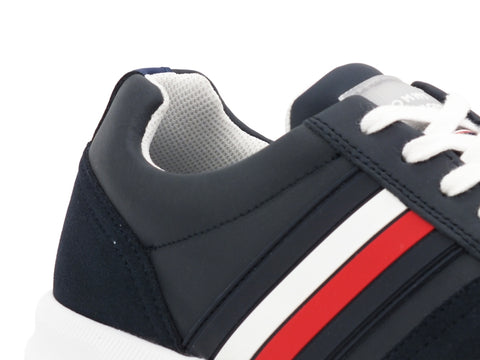 TOMMY HILFIGER Hodern Corporate Leather Sneakers Desert Sky FM0FM02662