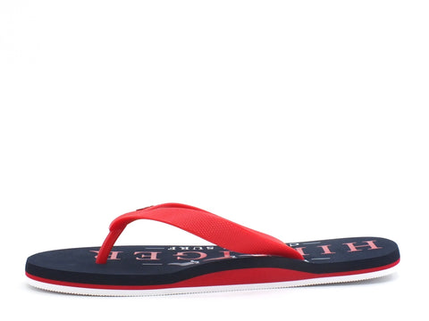 TOMMY HILFIGER Nautical Print Beach Sandal Ciabatte Primary Red FM0FM02699