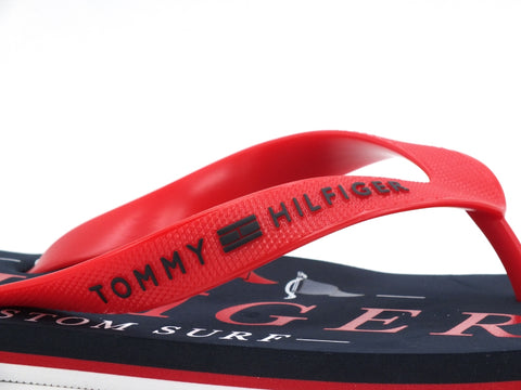 TOMMY HILFIGER Nautical Print Beach Sandal Ciabatte Primary Red FM0FM02699