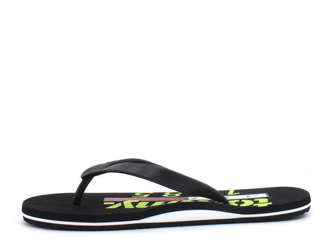 TOMMY HILFIGER Tommy Jeans Beach Sandal Print Ciabatta Black EM0EM00430