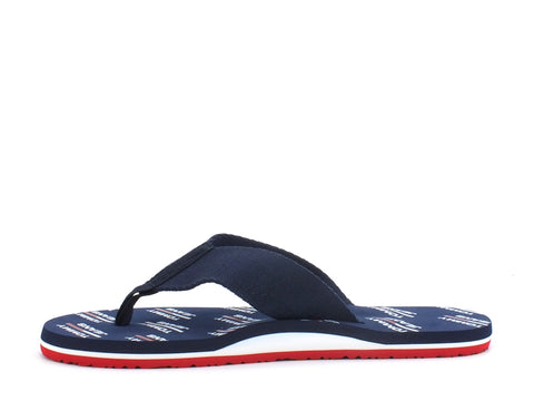 TOMMY HILFIGER Beach Sandal Print Ciabatta Twilight Navy EM0EM00451