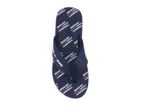 TOMMY HILFIGER Beach Sandal Print Ciabatta Twilight Navy EM0EM00451